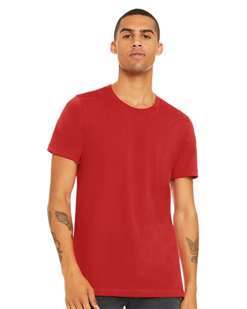 BELLA + CANVAS - Jersey Tee - 3001 - Red - Picasso Print