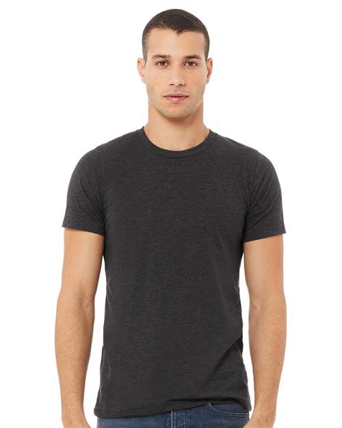 BELLA + CANVAS - Jersey Tee - 3001 - Heather Dark Grey