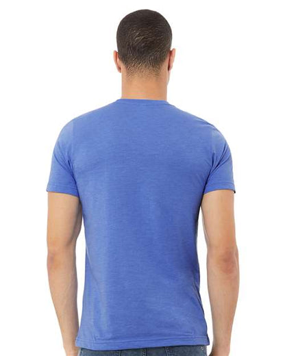 BELLA + CANVAS - Jersey Tee - 3001 - Heather Colombia Blue