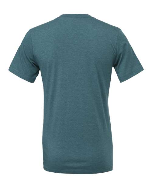 BELLA + CANVAS - Jersey Tee - 3001 - Heather Deep Teal - Picasso Print