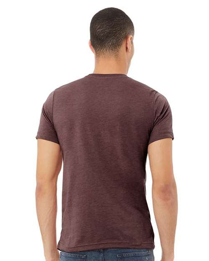 BELLA + CANVAS - Jersey Tee - 3001 - Heather Maroon - Picasso Print