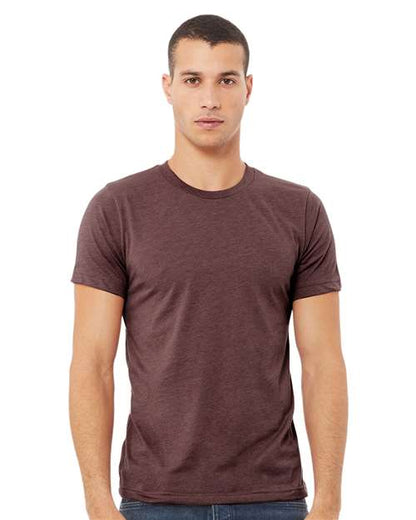 BELLA + CANVAS - Jersey Tee - 3001 - Heather Maroon - Picasso Print