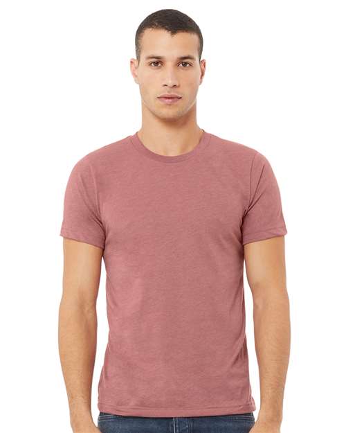 BELLA + CANVAS - Jersey Tee - 3001 - Heather Mauve - Picasso Print