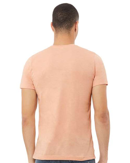 BELLA + CANVAS - Jersey Tee - 3001 - Heather Peach - Picasso Print