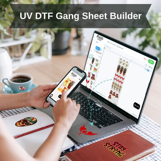 UV DTF Sticker Gang Sheet Builder