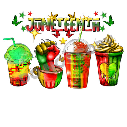 Juneteenth Drinks -DTF Transfer