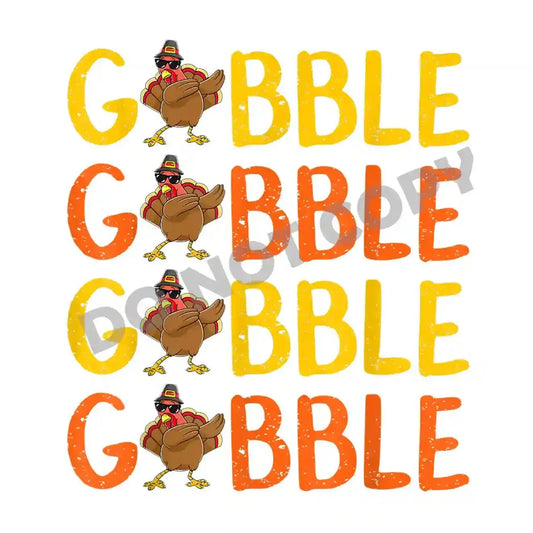 Thanksgiving Gobble -DTF Transfer - Picasso Print