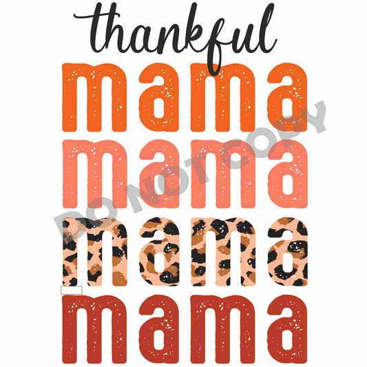 Thanksgiving Thankful Mama DFT Transfer