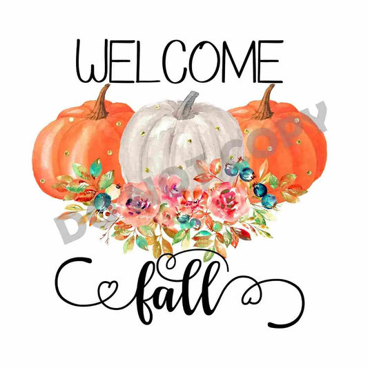 Thanksgiving Welcome Fall DFT Transfer - Picasso Print