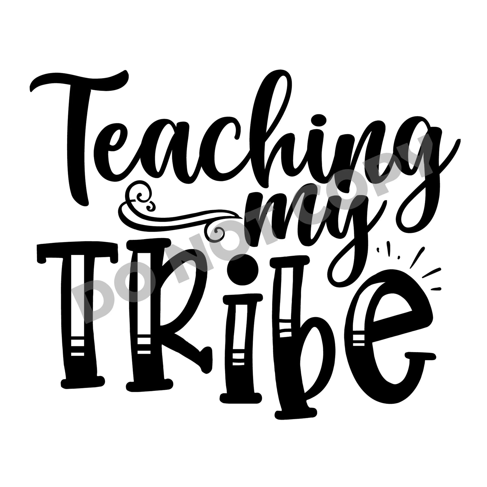 Teaching My Tribe -DTF Transfer - Picasso Print