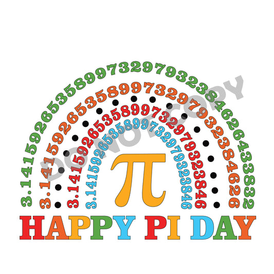 Happy PI Day -DTF Transfer