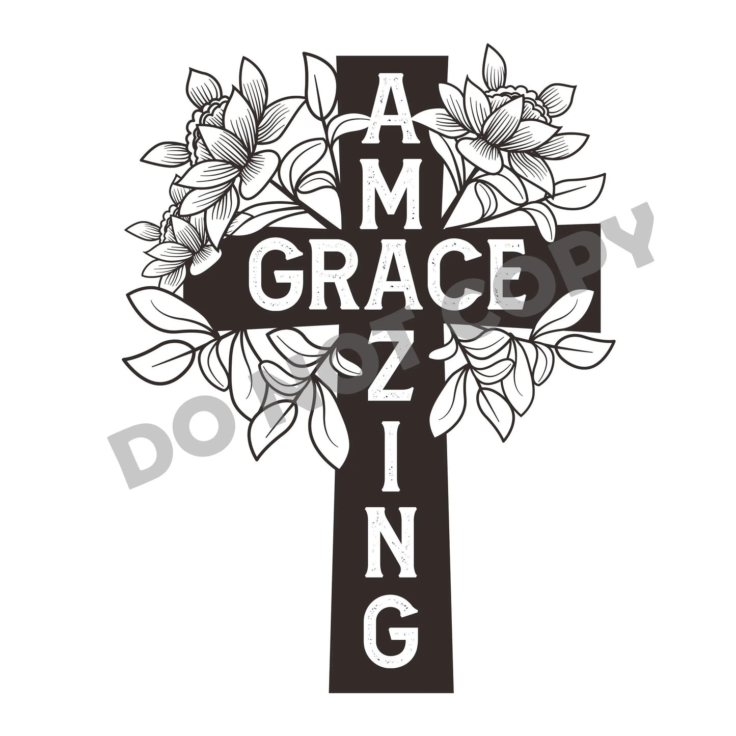 Amazing Grace -DTF Transfer - Picasso Print