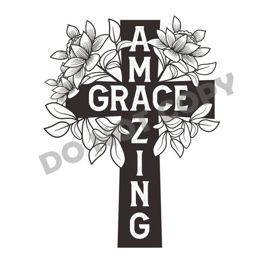 Amazing Grace -DTF Transfer