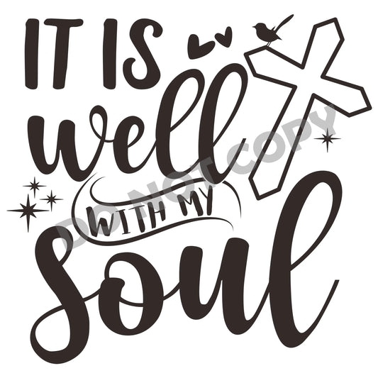 It Is Well With My Soul -DTF Transfer - Picasso Print