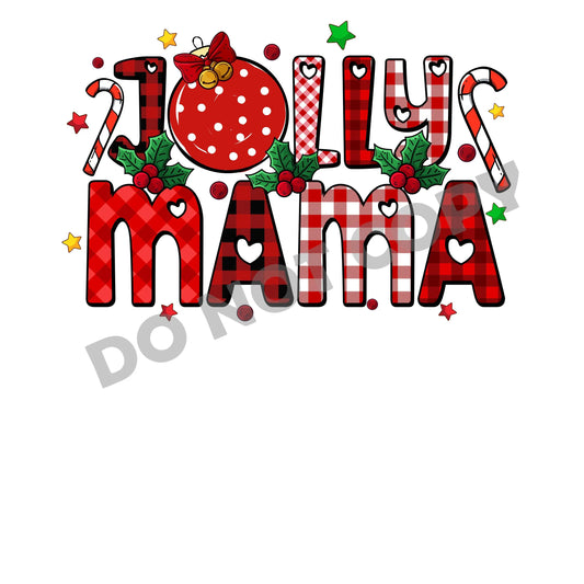 Jolly Mama -DTF Transfer - Picasso Print