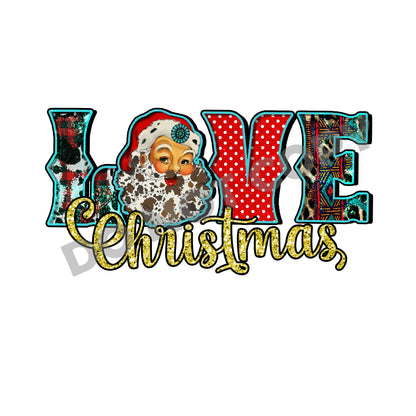 Love Christmas -DTF Transfer