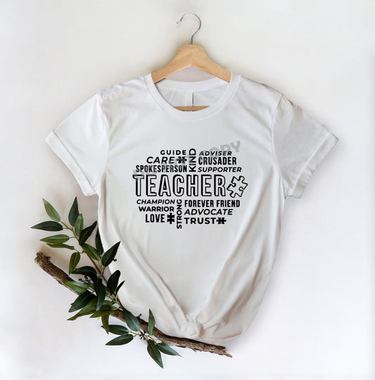 Teacher Guide Kind Adviser Care Crusader -DTF Transfer