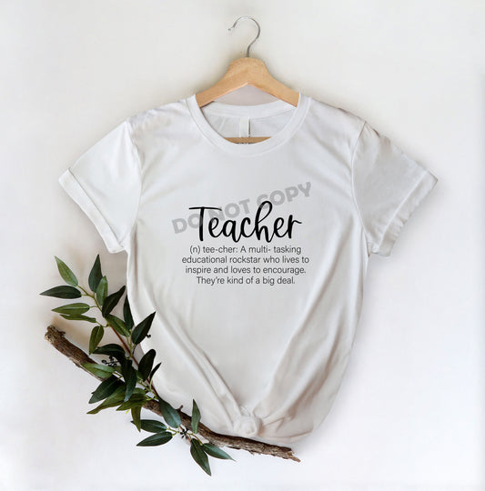 Teacher Definition -DTF Transfer