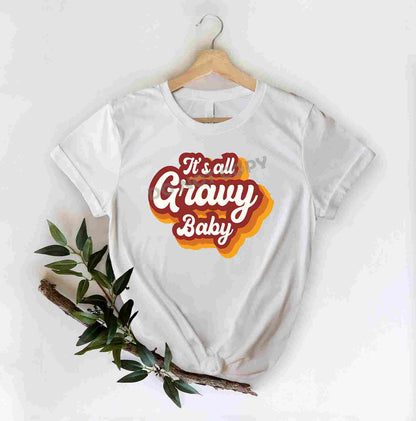 Thanksgiving It's All Gravy Baby -DTF Transfer - Picasso Print