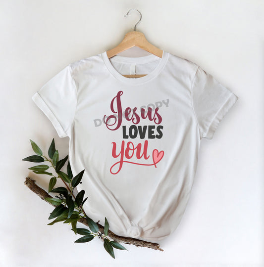 Jesus Loves You -DTF Transfer