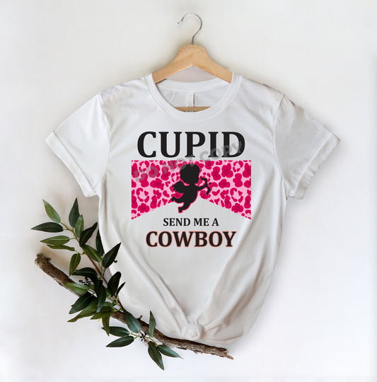 Cupid Send Me A Cowboy-DTF Transfer