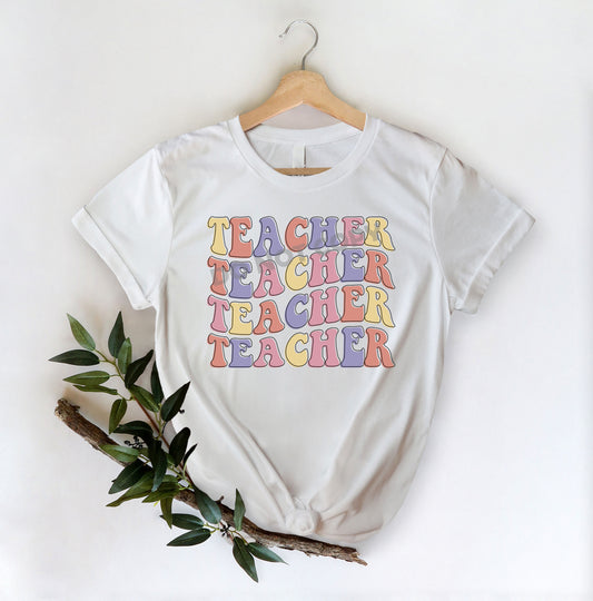 Teacher Teacher Teacher -DTF Transfer