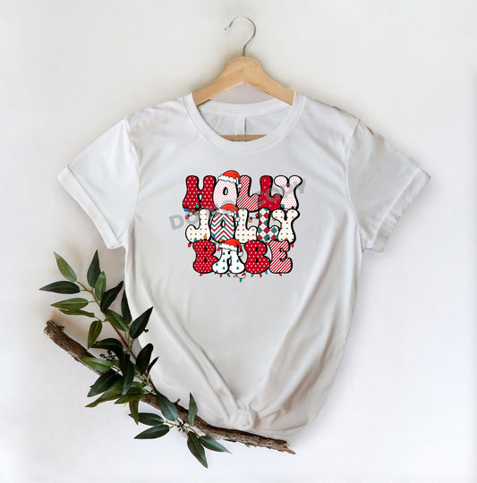 Holly Jolly Babe -DTF Transfer