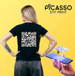 Custom QR Code DTF Vinyl - Picasso Print