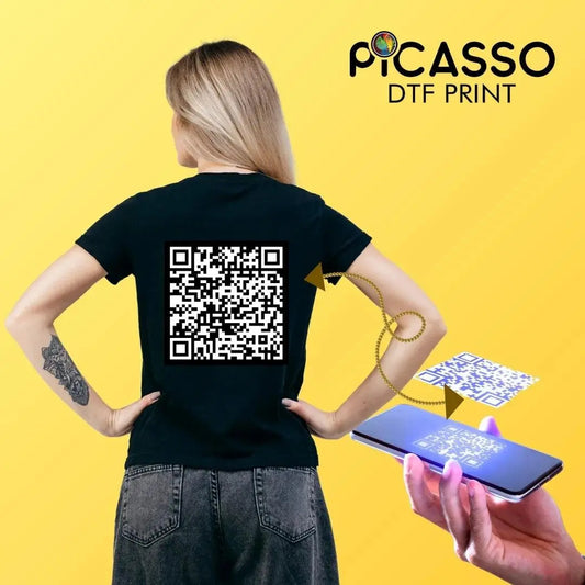 Custom QR Code DTF Vinyl - Picasso Print