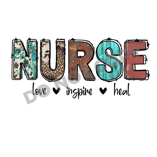 Nurse Life 2 - DFT Transfer - Picasso Print