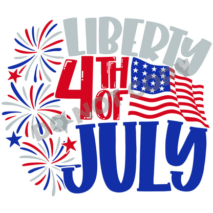 Liberty 4th Of July -DTF Transfer - Picasso Print