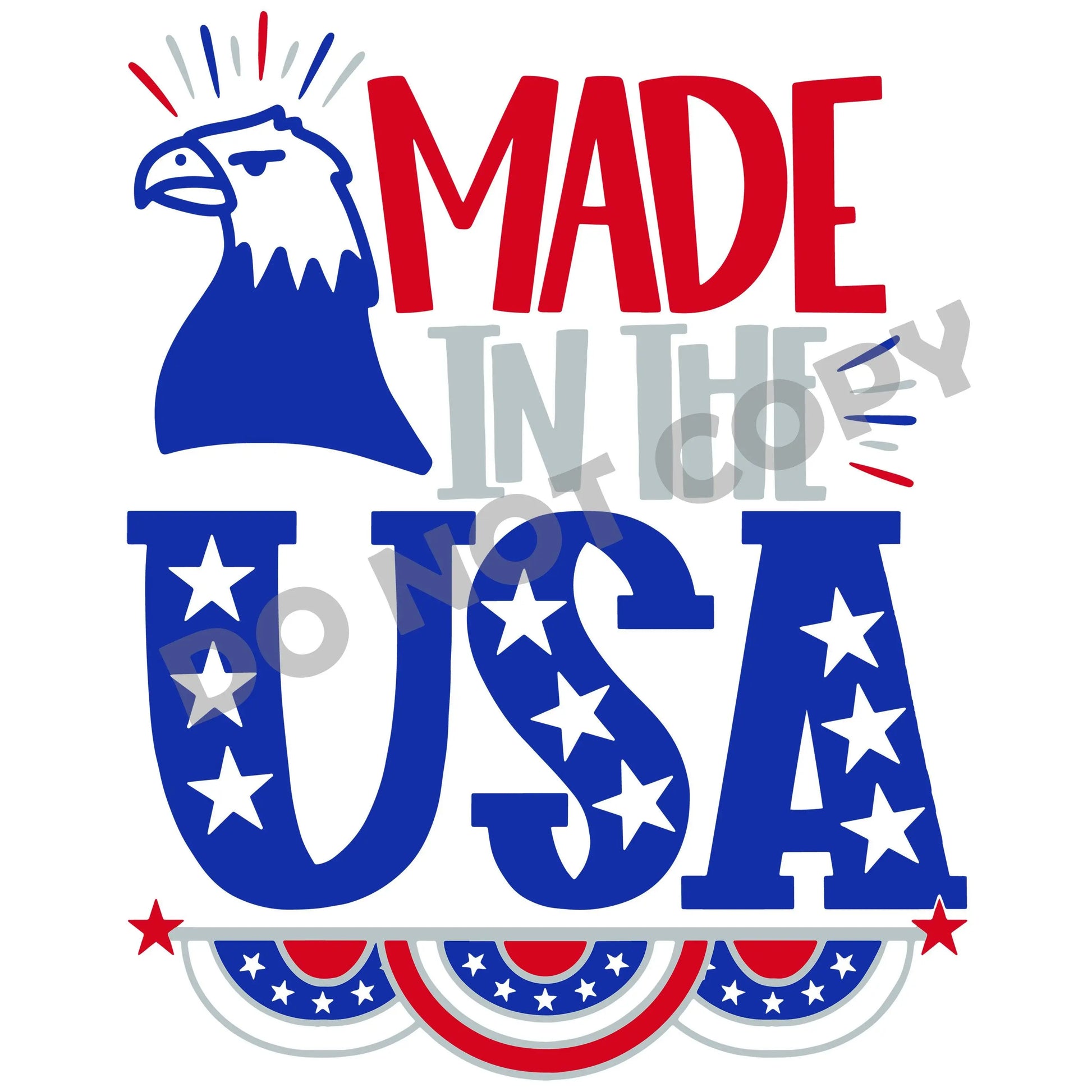 Made In The Usa -DTF Transfer - Picasso Print