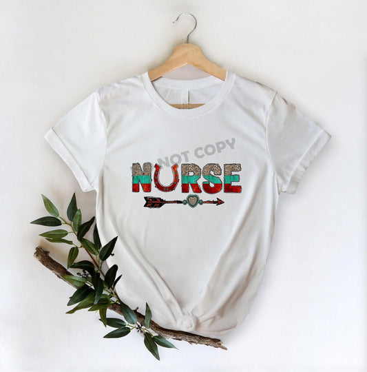 Nurse Leopard Font - DTF Transfer - Picasso Print