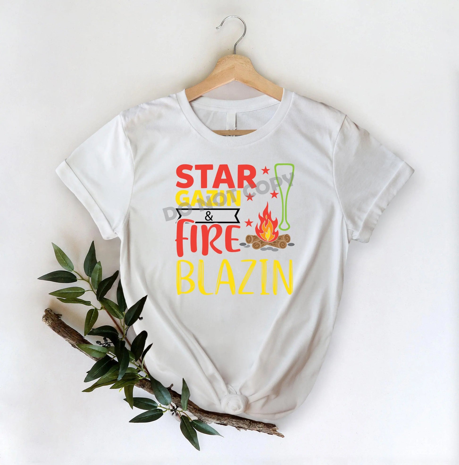 Star Gazin & Fire Blazin -DTF Transfer - Picasso Print