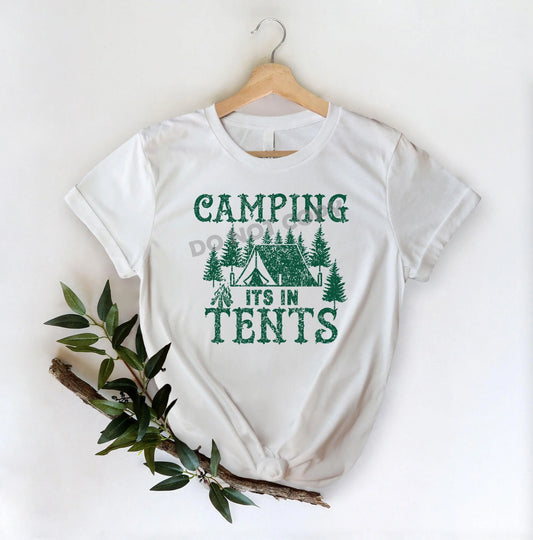 Camping Its In Tents - DTF Transfer - Picasso Print