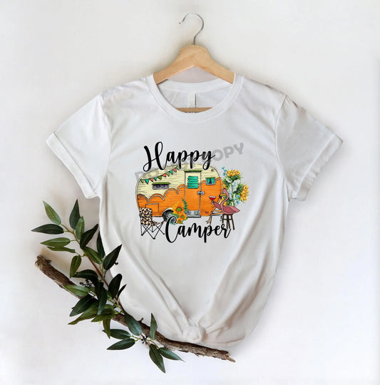 Happy Camper - DTF Transfer - Picasso Print