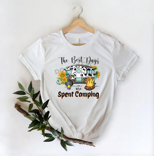 The Best Days Are Spent Camping - DTF Transfer - Picasso Print